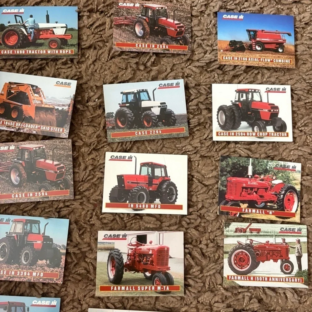 Ertl Harvest Heritage Trading Cards Case Corp Tractor Farming Agriculture